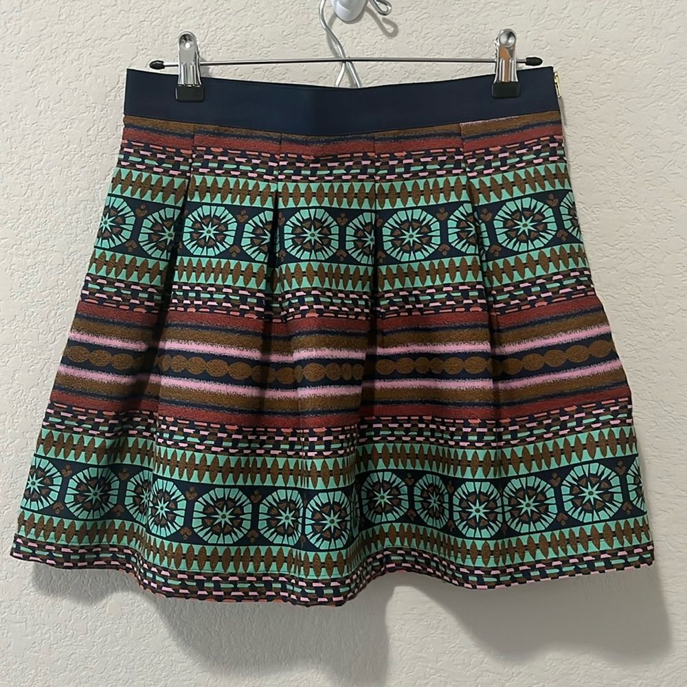 NOMAD MORGAN (Anthropologie) Carper Print Skirt, Size 6 - Picture 2 of 10